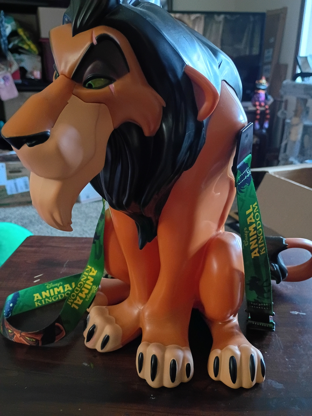 Disney Animal Kingdom Scar Popcorn Bucket- New